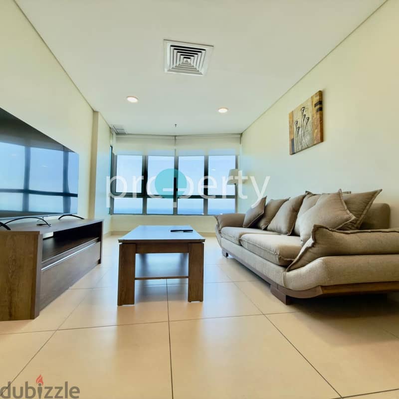 Three Bedroom Seaview Furnished Duplex for rent in Salmiya, Kuwait 1