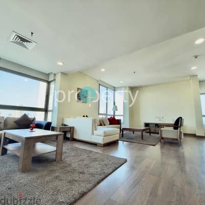 Three Bedroom Seaview Furnished Duplex for rent in Salmiya, Kuwait