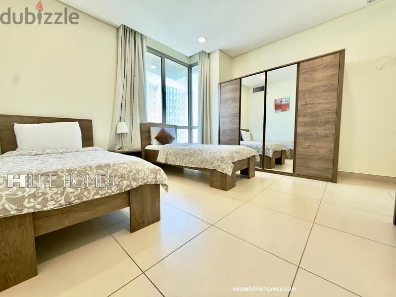 Three Bedroom Seaview Furnished Duplex for rent in Salmiya 8