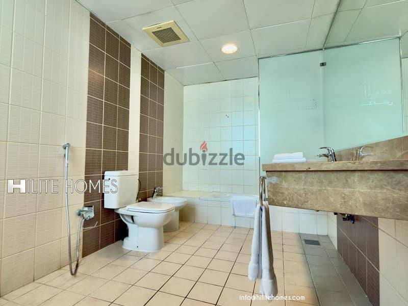Three Bedroom Seaview Furnished Duplex for rent in Salmiya 10