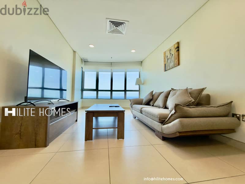 Three Bedroom Seaview Furnished Duplex for rent in Salmiya 1