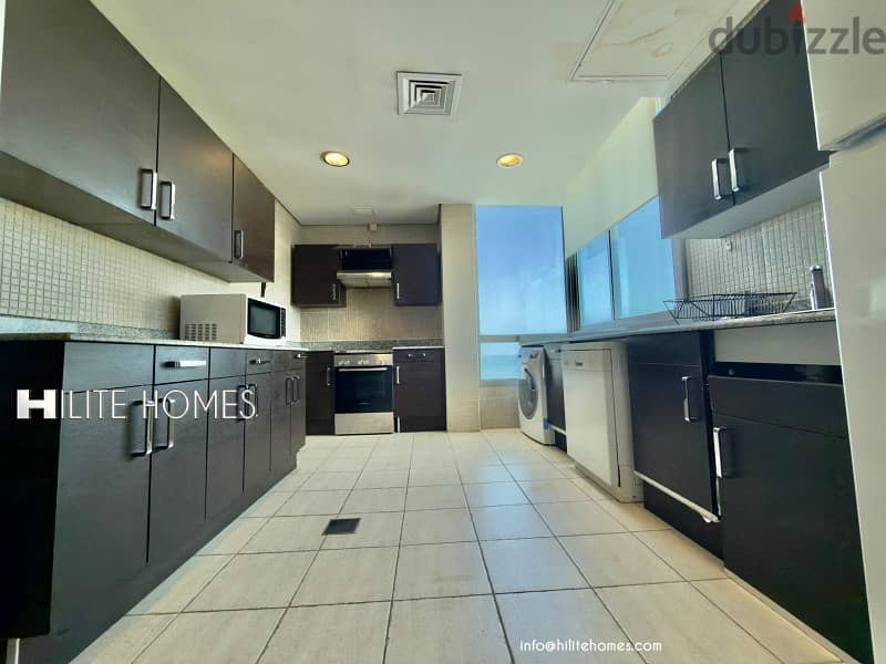 Three Bedroom Seaview Furnished Duplex for rent in Salmiya 6