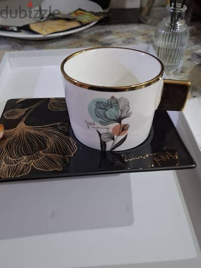 cup and  saucers