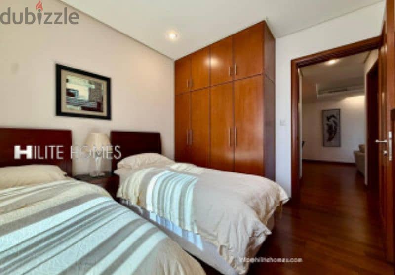 Stylish two-bedroom  semi furnished apartment in Sharq 6