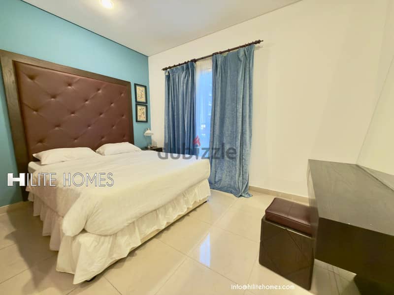 One bedroom furnished apartment for rent in Salmiya 9