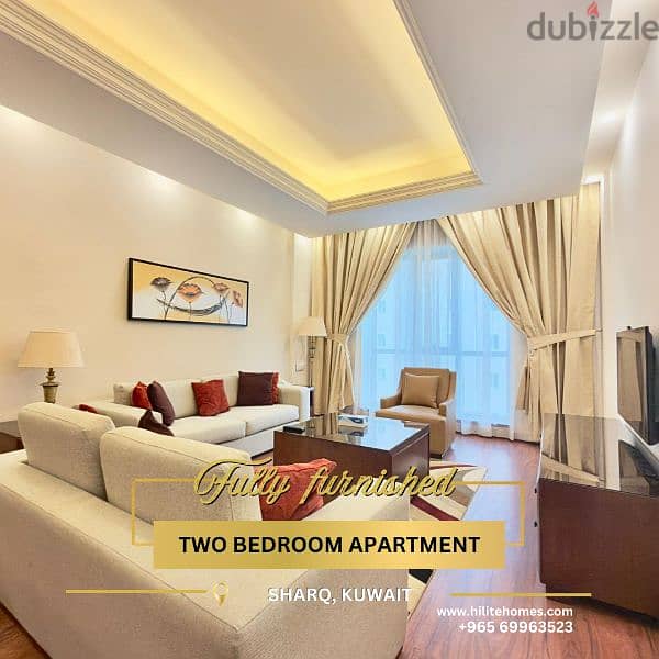 Furnished 2 bedroom apartment for rent in Jabriya, HILITEHOMES 2