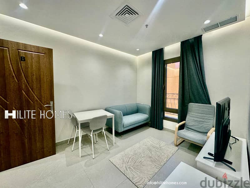 Furnished one bedroom apartment for rent in Salmiya 2