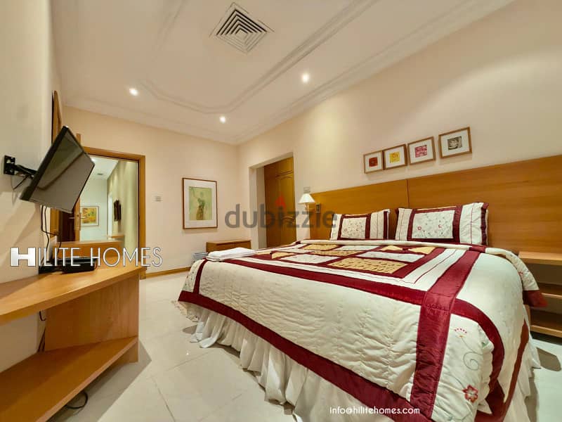 Three Bedroom furnished & un furnished apartments in Abu Al hassaniya 6