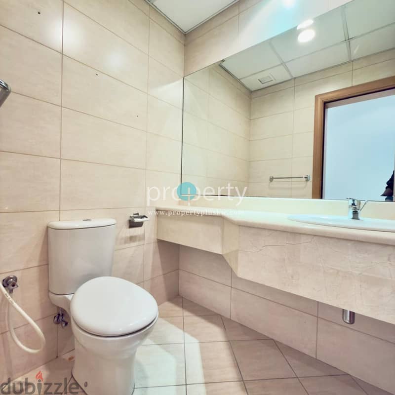 Semi-Furnished 3 Bedroom Full Floor Apartment – Sea View, Shaab 1