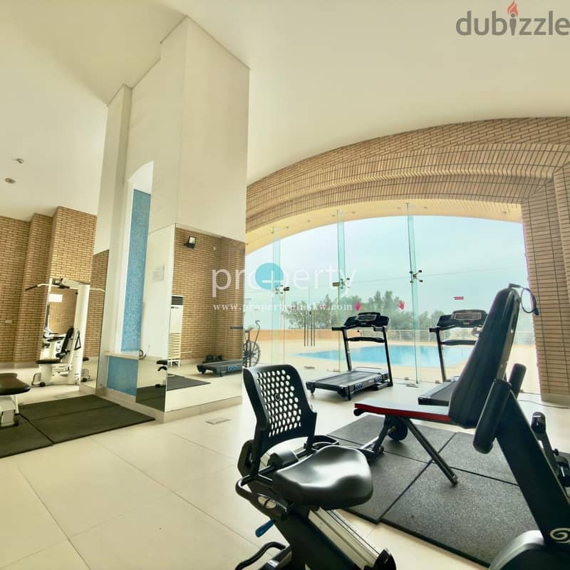 Semi-Furnished 3 Bedroom Full Floor Apartment – Sea View, Shaab 5
