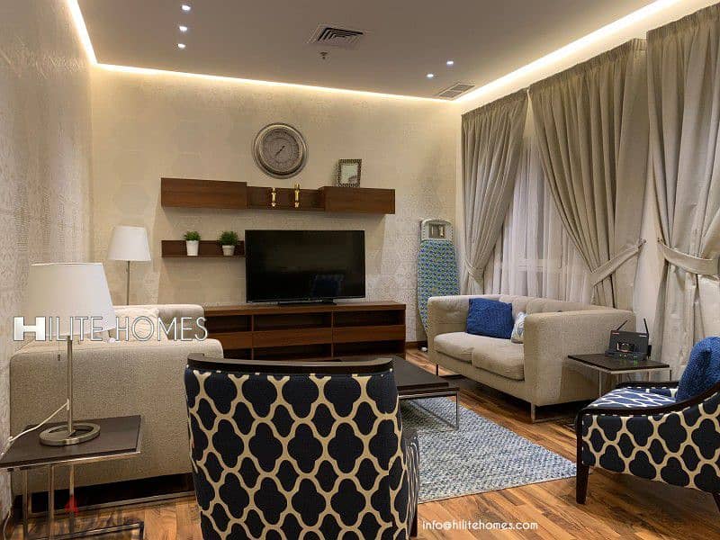 fully furnished two bedroom apartment for rent in Shaab Al Bahri 2