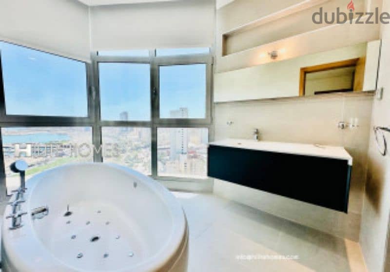 Semi furnished 3 bedroom full floor apartment in Salmiya 7