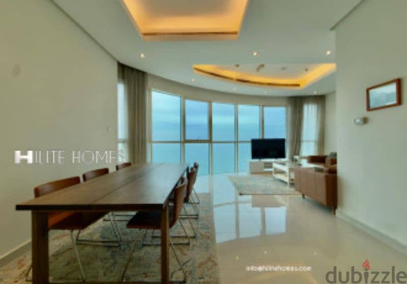 Three bedroom semi furnished apartment for rent in shaab 1