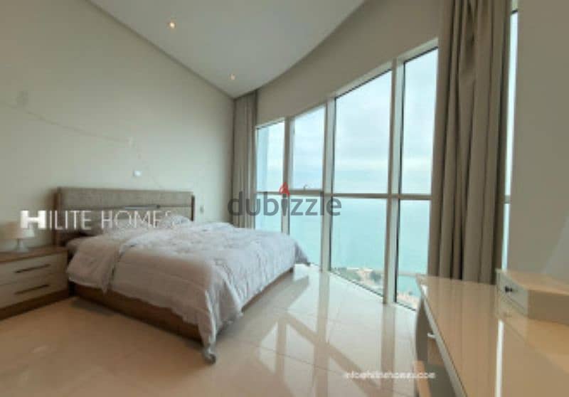 Three bedroom semi furnished apartment for rent in shaab 5