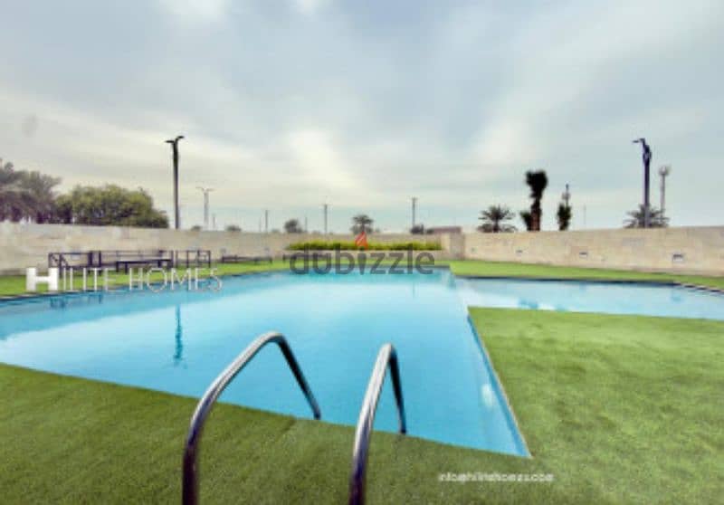 Three bedroom semi furnished apartment for rent in shaab 6
