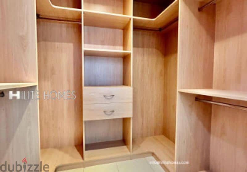 Three bedroom  semi furnished floor for rent in shaab, Hilitehomes 6