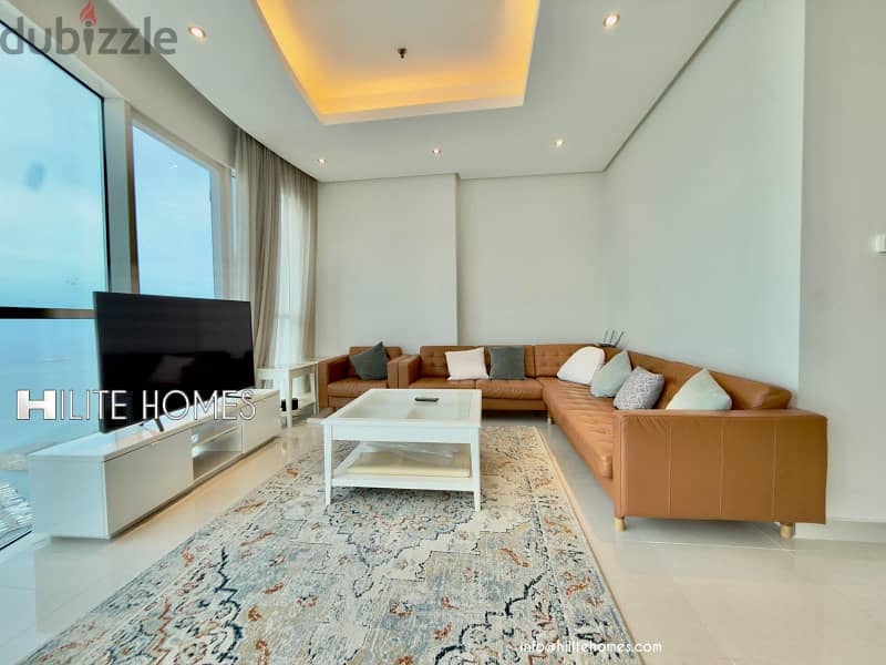 Elegant Three Bedroom Sea View Residence in Shaab 2