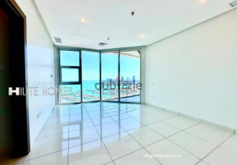 Sea view full floor 3 bedroom modern apartment with balcony in salmiya 2