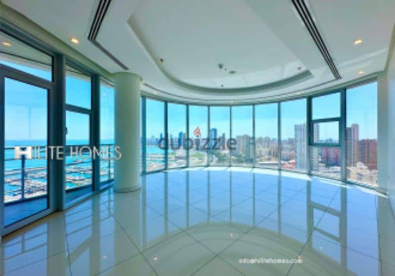 Sea view full floor 3 bedroom modern apartment with balcony in salmiya 3