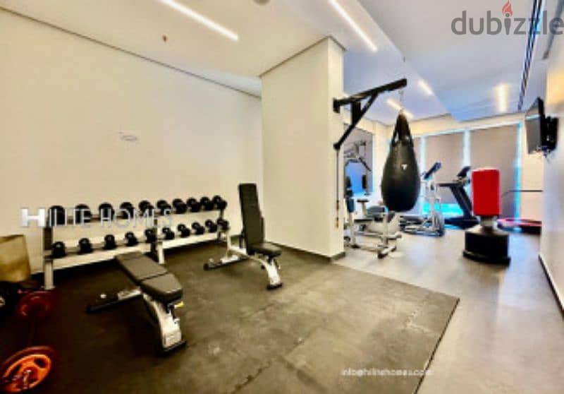 Sea view full floor 3 bedroom modern apartment with balcony in salmiya 7