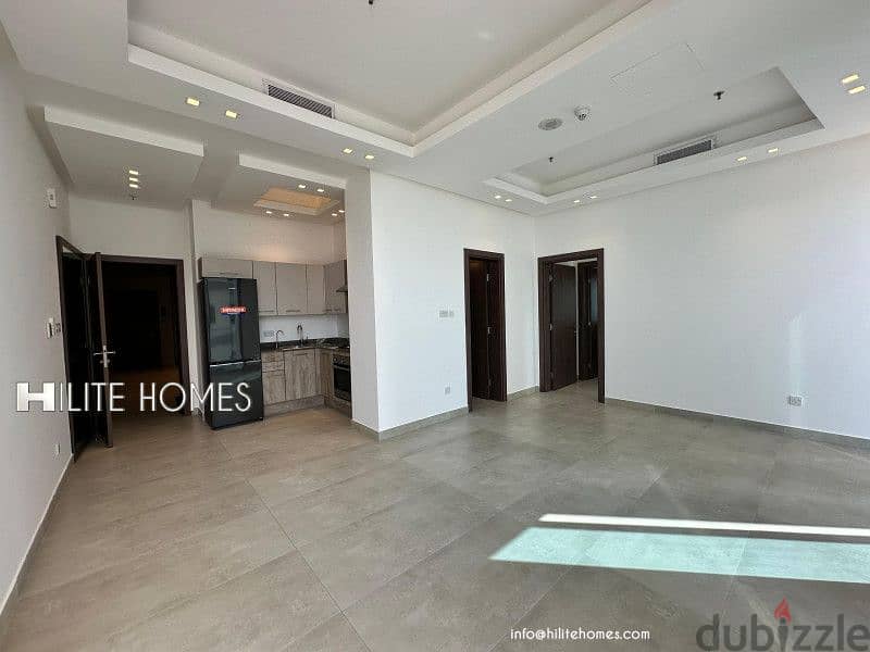 Modern one-bedroom apartment in Salmiya with balcony 1