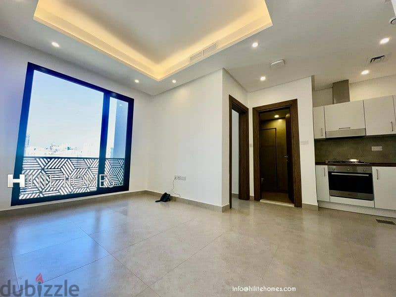 Stylish new one-bedroom semi-furnished apartment in Salmiya 1