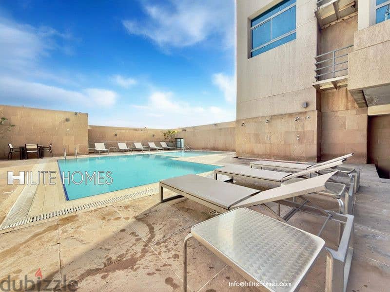 Three bedroom seaview furnished duplex for rent in Salmiya 3
