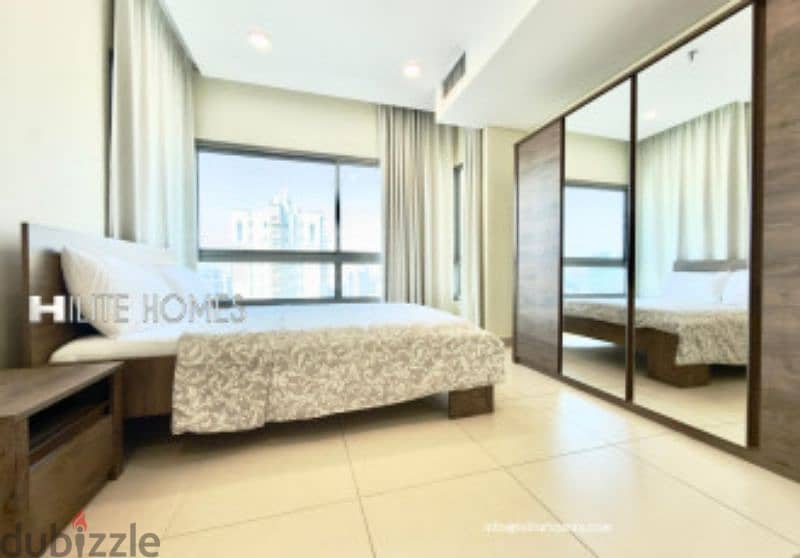 Three bedroom seaview furnished duplex for rent in Salmiya 8