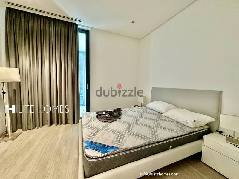 Fantastic two bedroom unfurnished apartment with balcony in salmiya 2