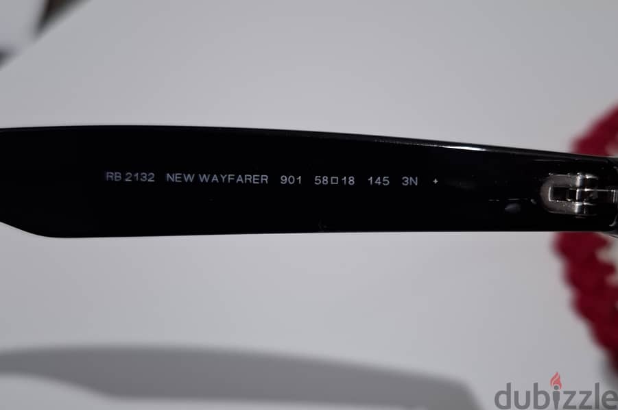 Made in ITALY New Ray ́ban 2132 new wayfarer 2132 . Polished Black 901 4