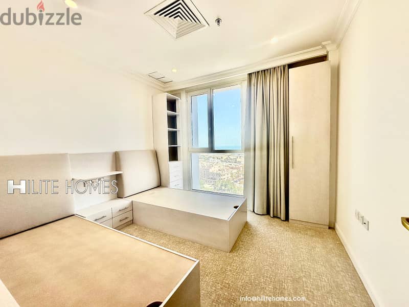Seaview brand new two bedroom floor apartment for rent in Mahboula 3