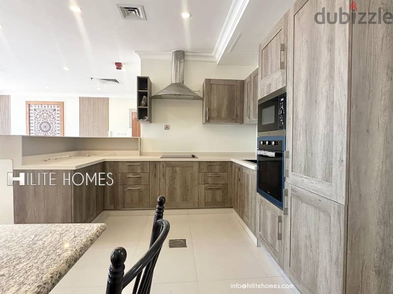 Seaview brand new two bedroom floor apartment for rent in Mahboula 1