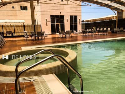 Spacious three bedroom semi furnished flat In Salmiya