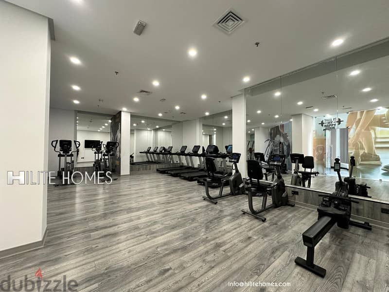 SEA VIEW SEMIFURNISHED TWO BEDROOM APARTMENT FOR RENT IN MAHBOULA 2