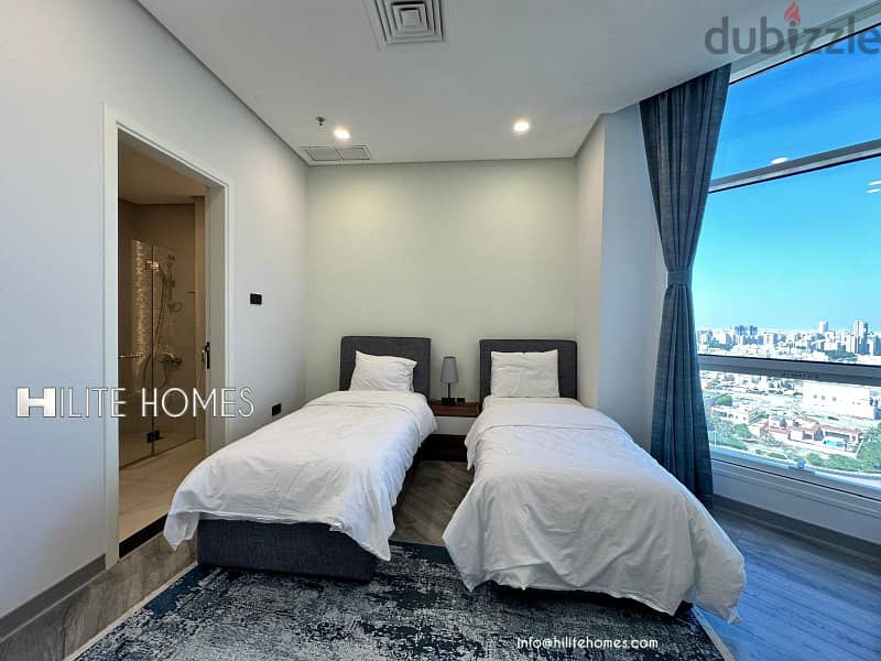 SEA VIEW SEMIFURNISHED TWO BEDROOM APARTMENT FOR RENT IN MAHBOULA 4