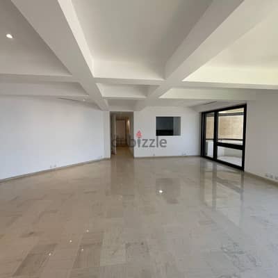 Semi-furnished apartment with a direct sea view for rent in Bneid Al-Q