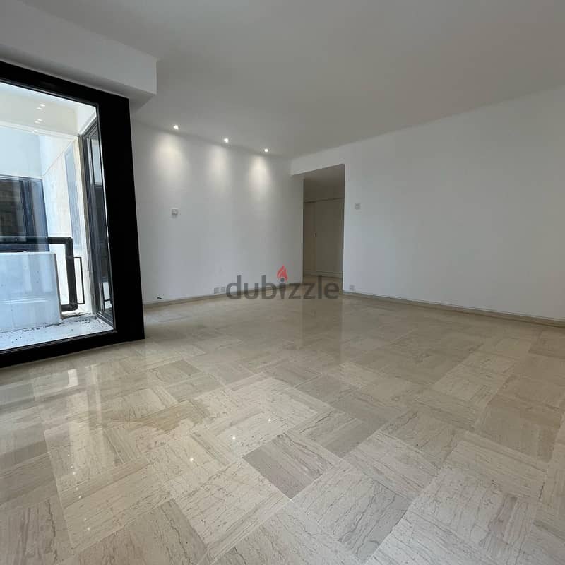 Semi-furnished apartment with a direct sea view for rent in Bneid Al-Q 1