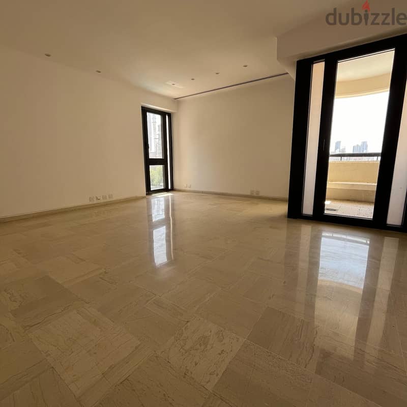 Semi-furnished apartment with a direct sea view for rent in Bneid Al-Q 3
