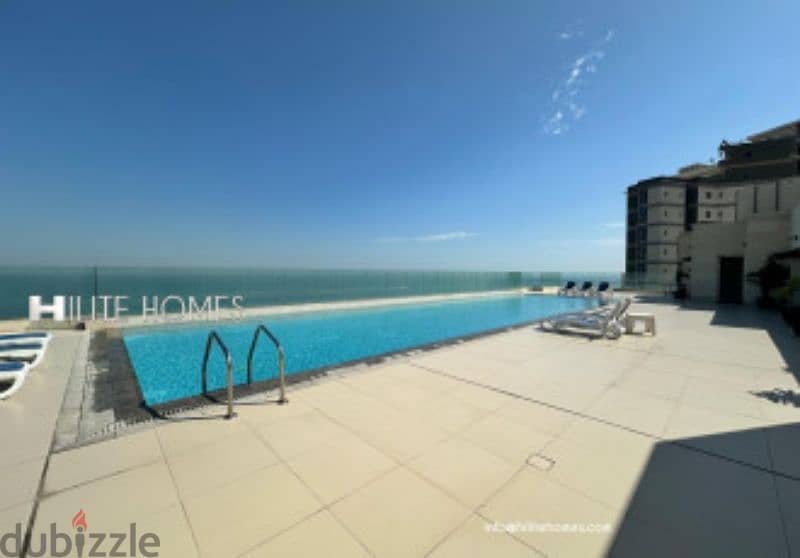 SEA VIEW FURNISHED TWO BEDROOM APARTMENT FOR RENT IN MAHBOULA 7