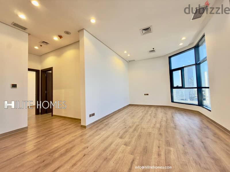 Seaview 2 bedroom semi furnished apartment for rent in Sabha Al Salem 3