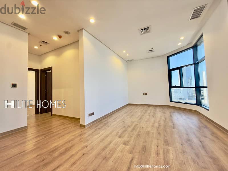 Seaview 2 bedroom semi furnished apartment for rent in Sabha Al Salem 7