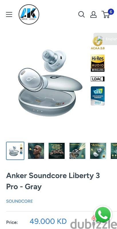 Soundcore Libery 3 Pro, purple 4