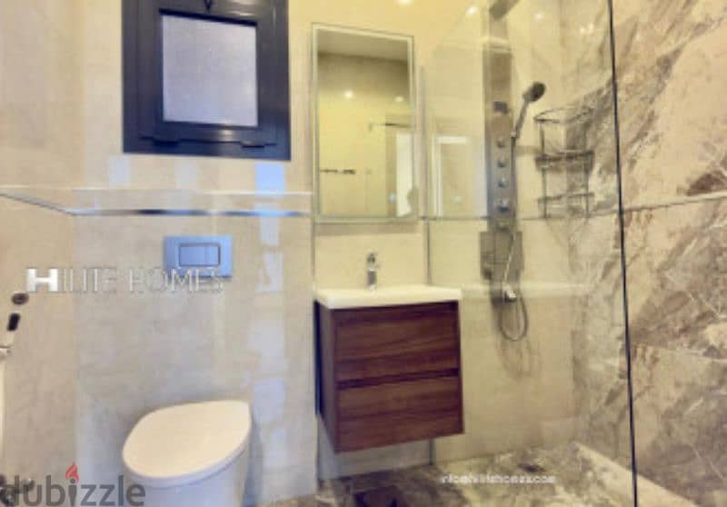 Seaview 2 bedroom semi furnished apartment for rent in Sabha Al Salem 4