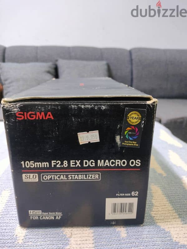 Sigma 105mm f/2.8 EX DG Macro OS (Canon Mount) – Excellent Condition 4