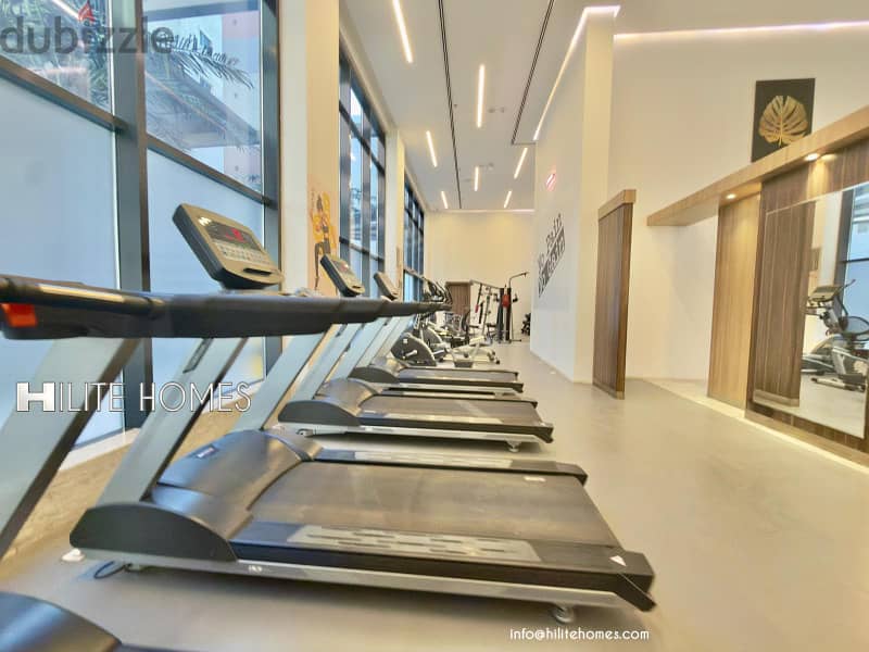 Seaview 2 bedroom semi furnished apartment for rent in Sabha Al Salem 8