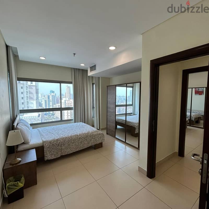 Furnished duplex with sea view for rent in Salmiya 2