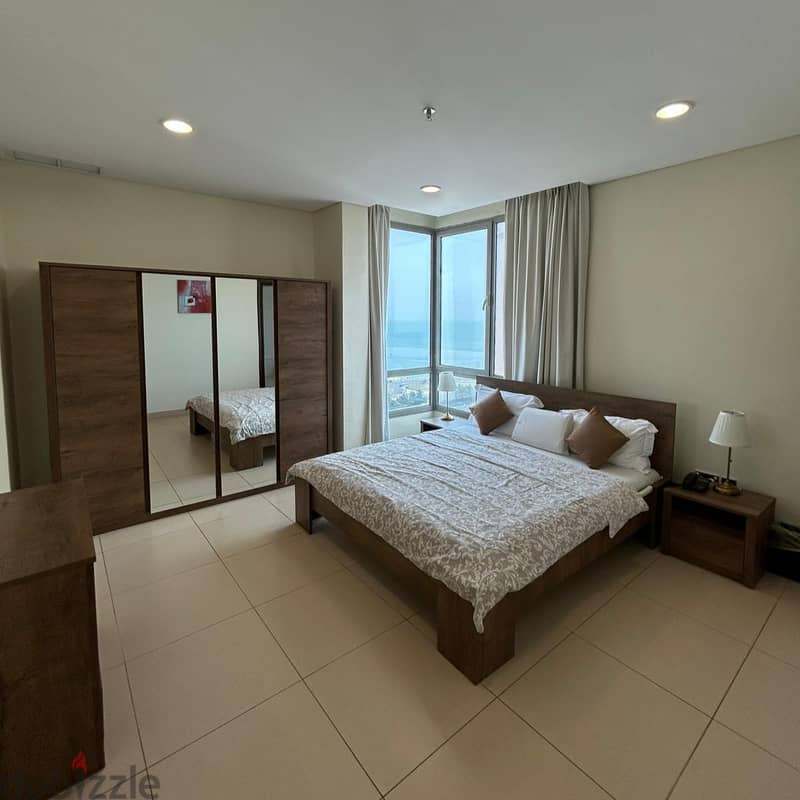 Furnished duplex with sea view for rent in Salmiya 3
