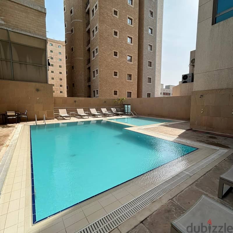 Furnished duplex with sea view for rent in Salmiya 14