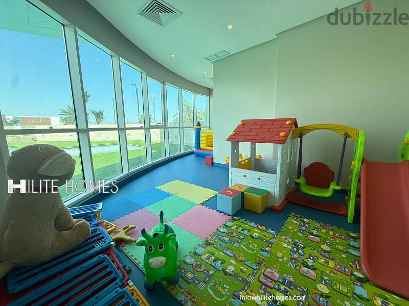 Three bedroom semi furnished apartment for rent in shaab 7