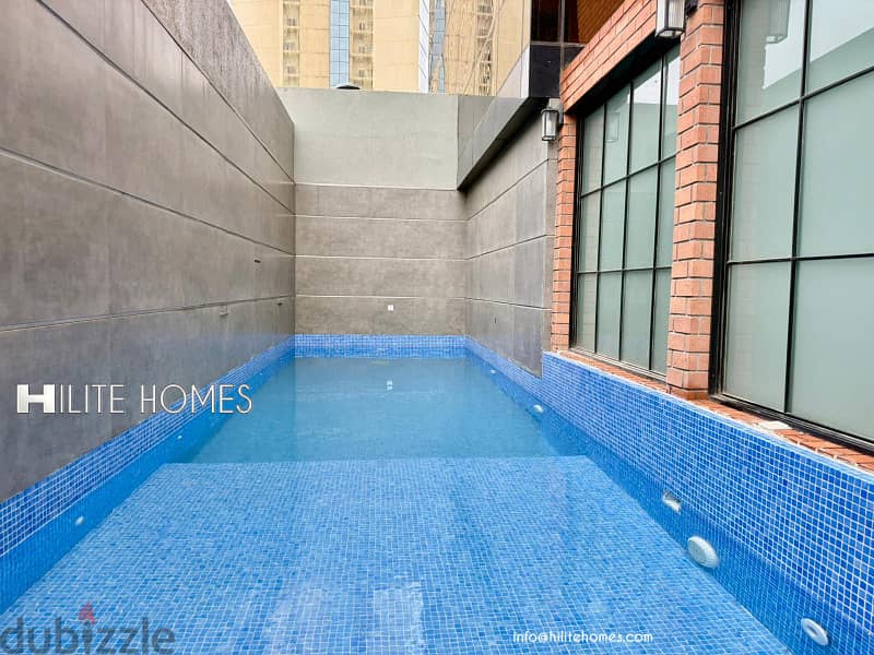 Two bedroom semi furnished Seaview apartment in sharq -2 Months FREE 8